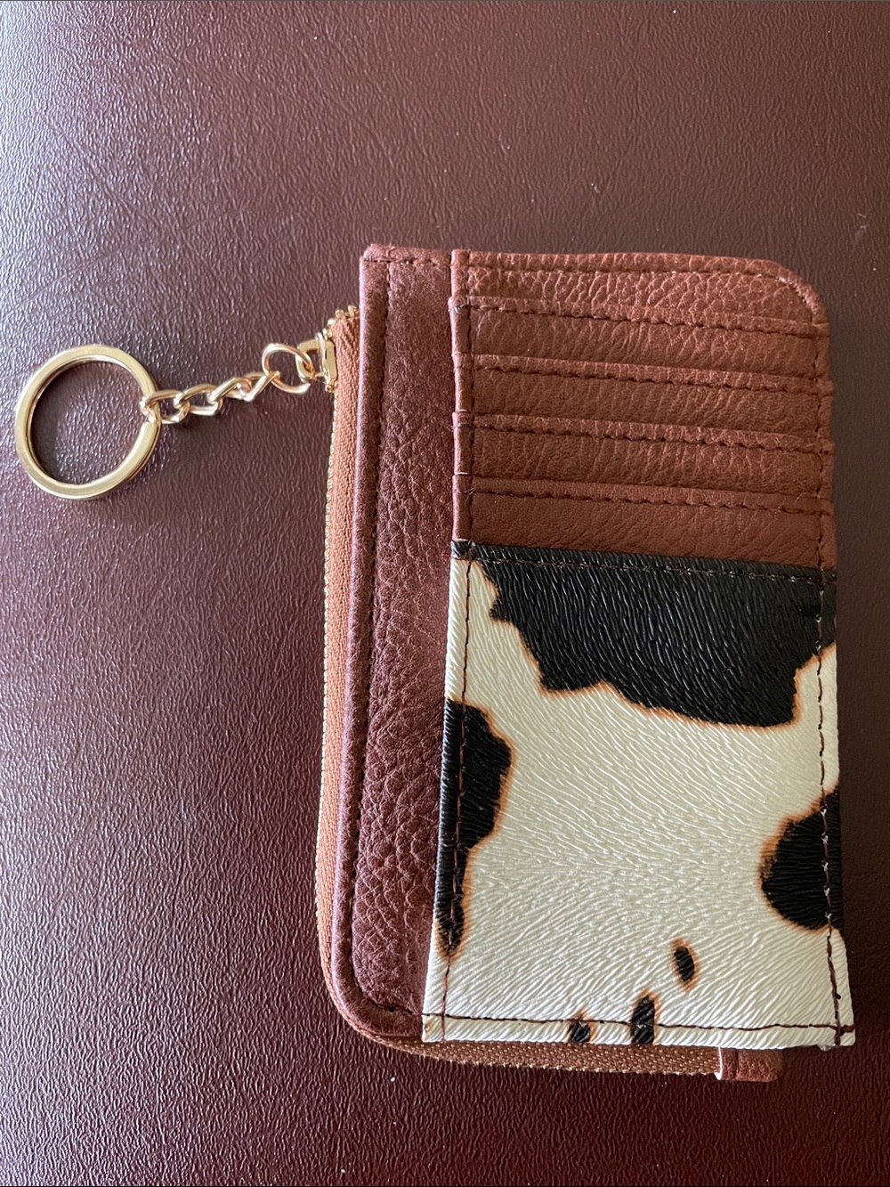 Alba imitation Cowhide Change Purse /card holder and Keychain
